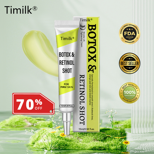 [🔥Last Day 70% OFF] Timilk® Botox & Retinol Shot – Smoother-Looking Skin for Deep Lines, Sagging Jowls & Puffy Eyes