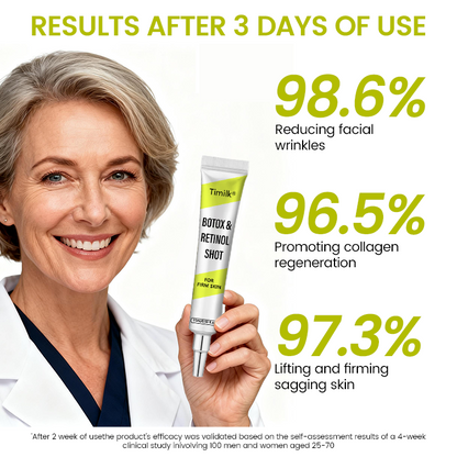 [🔥Last Day 70% OFF] Timilk® Botox & Retinol Shot – Smoother-Looking Skin for Deep Lines, Sagging Jowls & Puffy Eyes