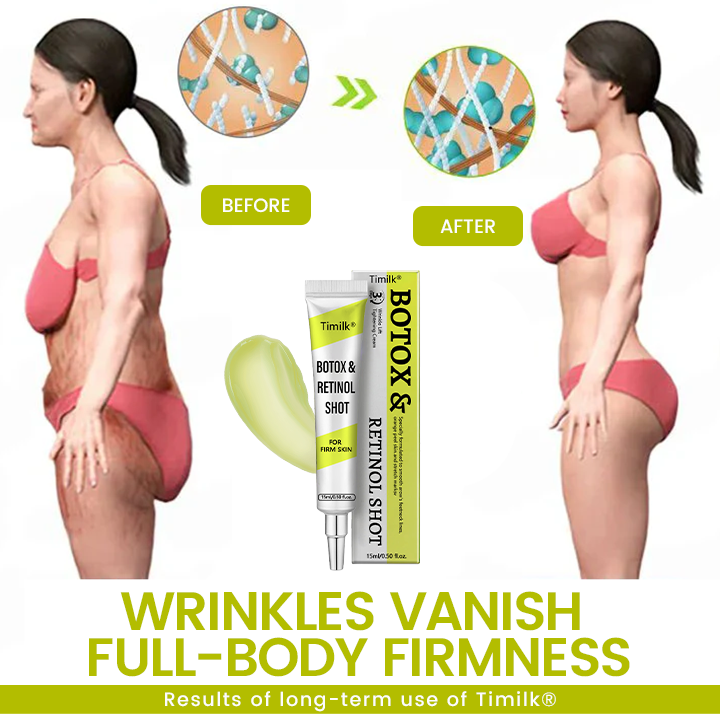 [🔥Last Day 70% OFF] Timilk® Botox & Retinol Shot – Smoother-Looking Skin for Deep Lines, Sagging Jowls & Puffy Eyes
